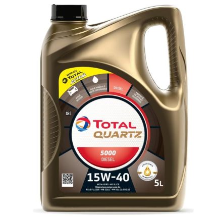 Total Quartz 5000 Diesel 15w40 5L